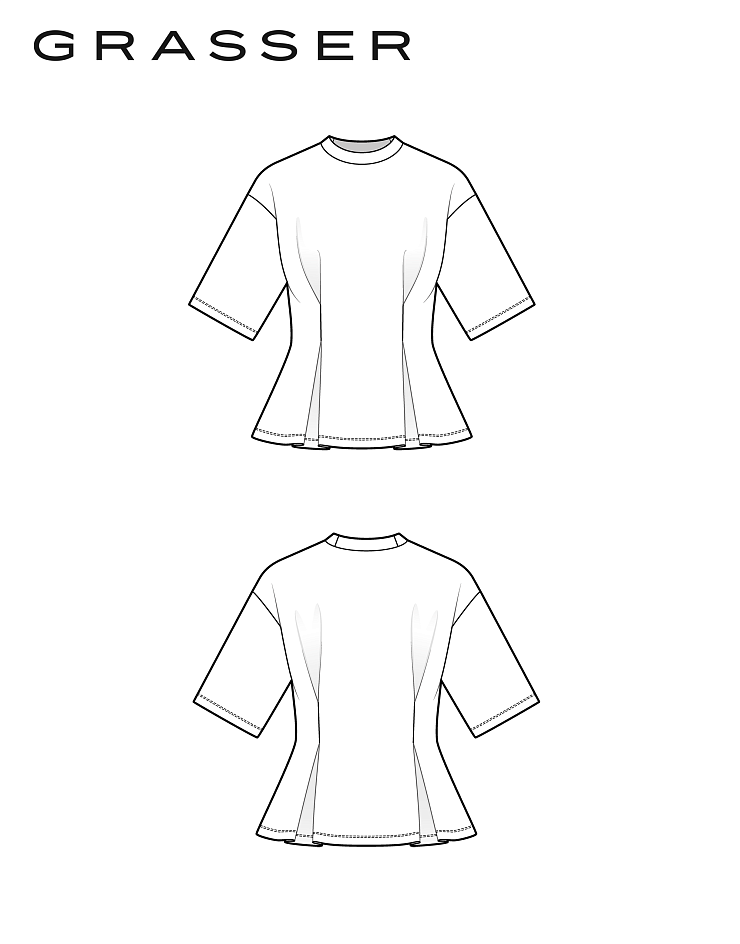 T-shirt, pattern №1238
