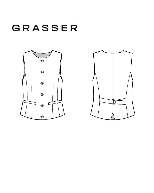 Vest, pattern №1116