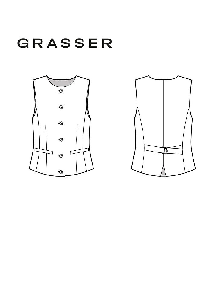 Vest, pattern №1116
