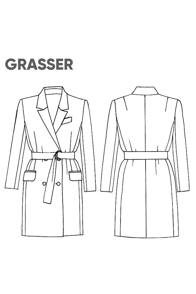 Jacket dress, pattern №706