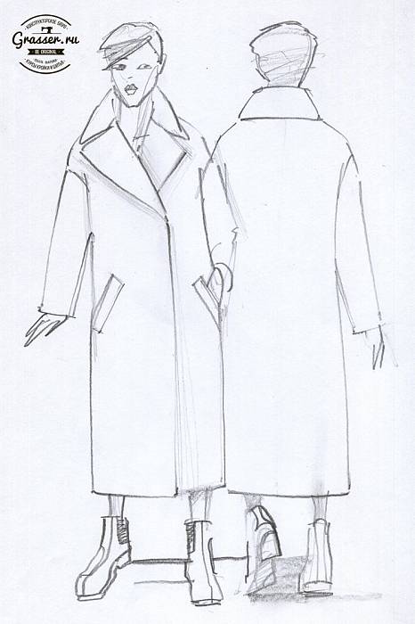 Insulated coat, pattern №632