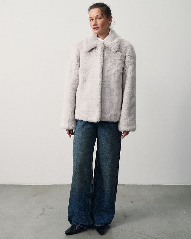 Fur jacket in two options, pattern №1382