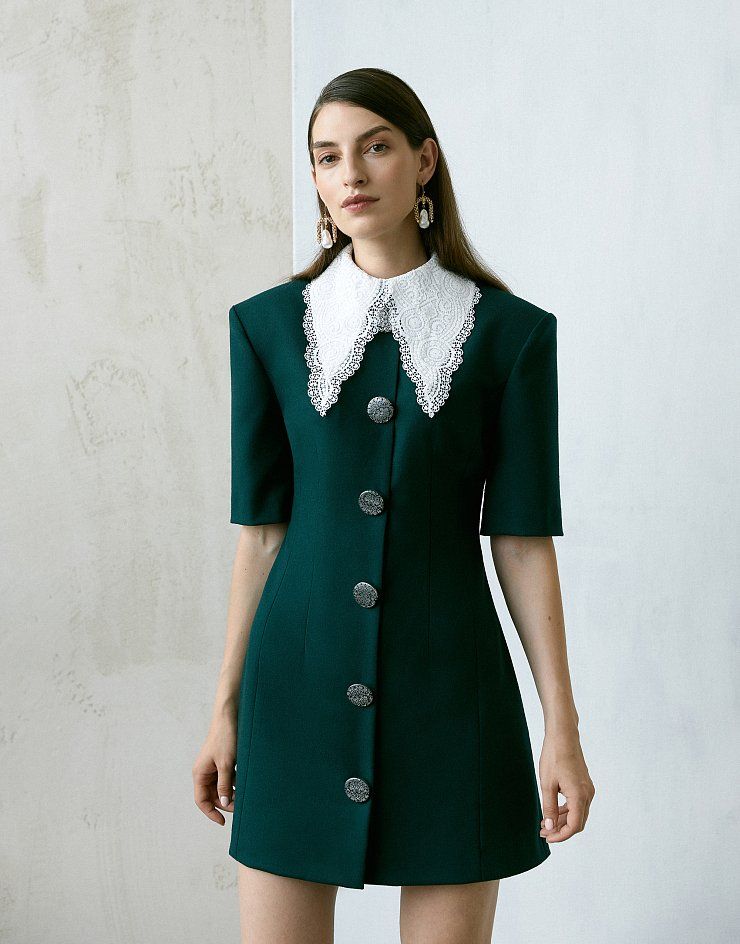 Dress in two length options, pattern №854