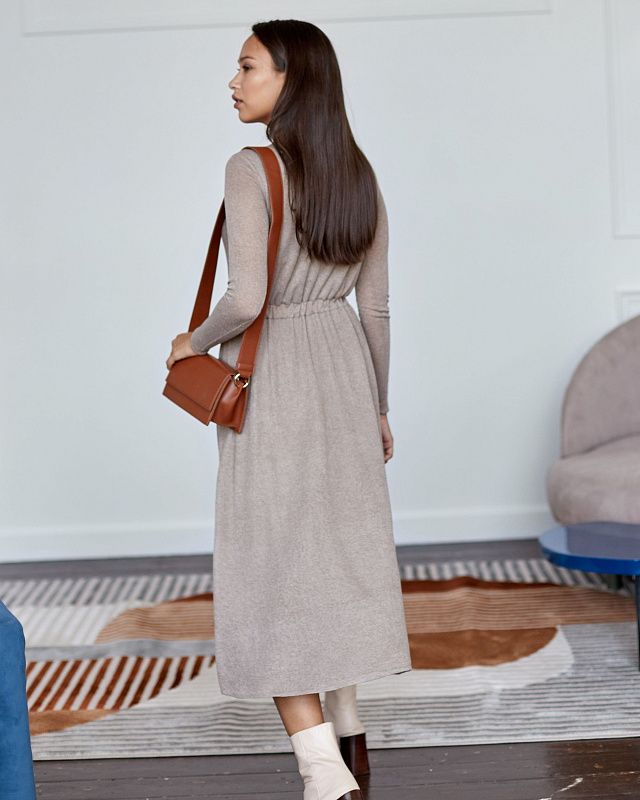 Приталенное dress, pattern №380