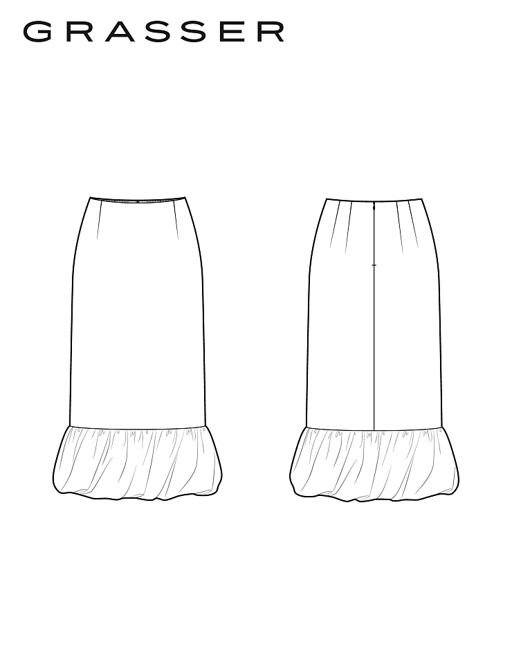 Skirt, pattern №1262