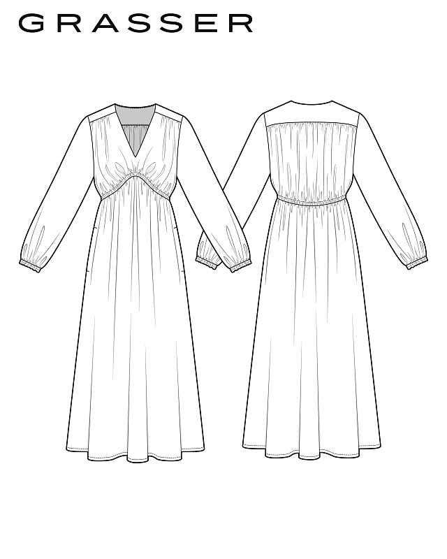 Dress, pattern №1252