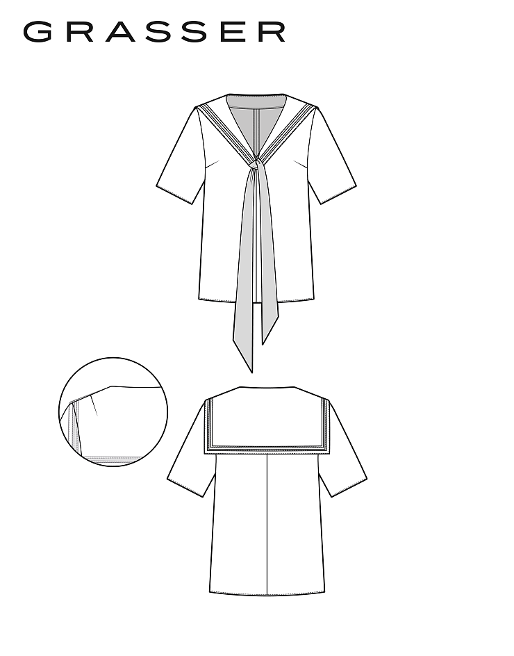Dress and blouse, pattern №1244