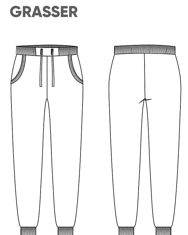 Sport trousers, pattern №187