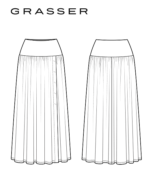 Skirt, pattern №1175