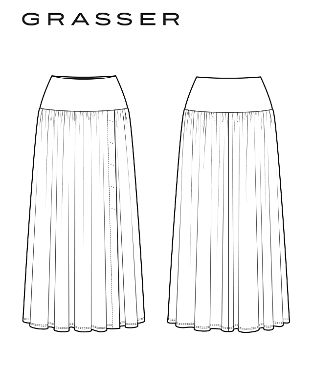 Skirt, pattern №1175