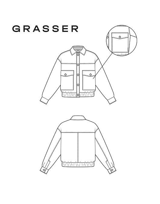 Bomber jacket, pattern №1100