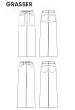 Trousers with 2 pocket options, pattern №834