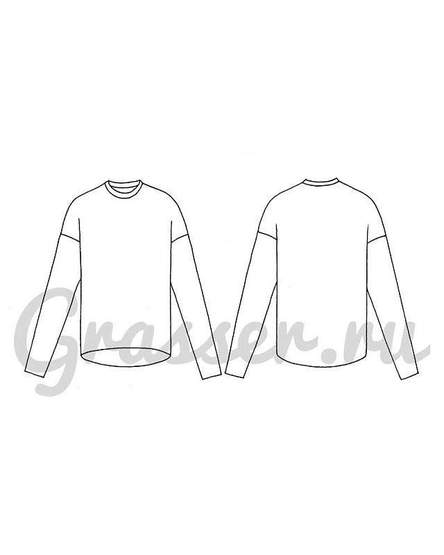 Sweatshirt, pattern №677