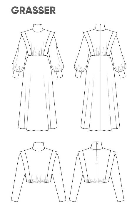 Versy dress and  jumper pattern