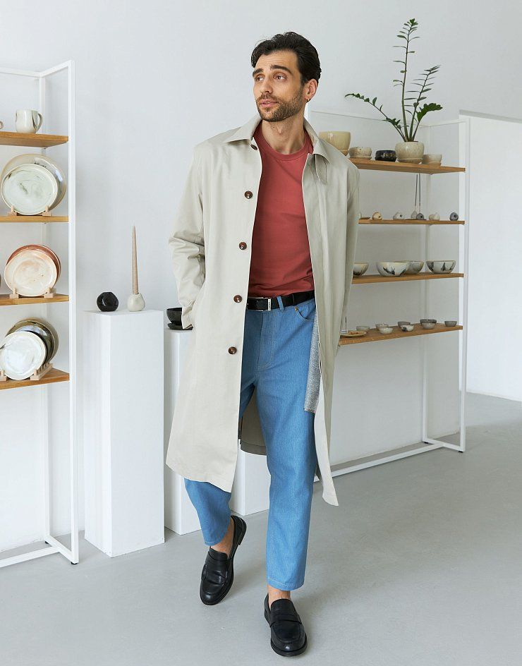 Men’s mackintosh coat, pattern №827