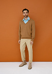 Men’s knit jumper and waistcoat, pattern №815, photo 2