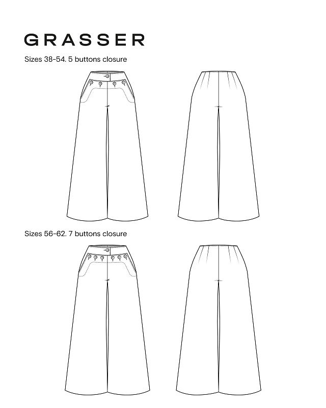 Trousers, pattern №1007