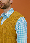 Men’s knit jumper and waistcoat, pattern №815, photo 5