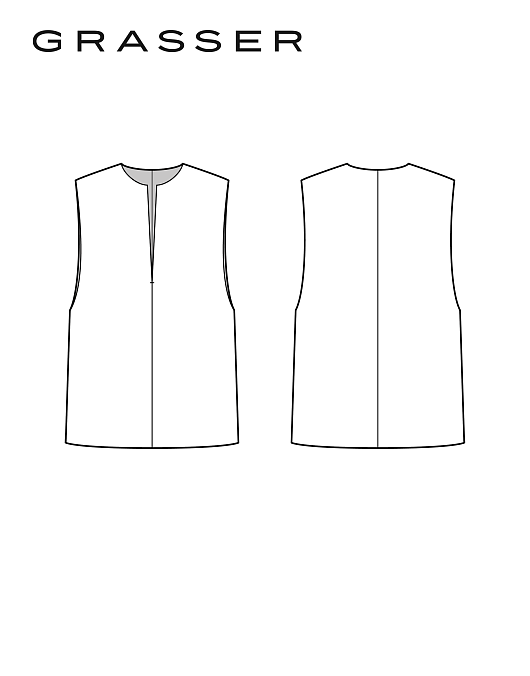 Vest, pattern №1171