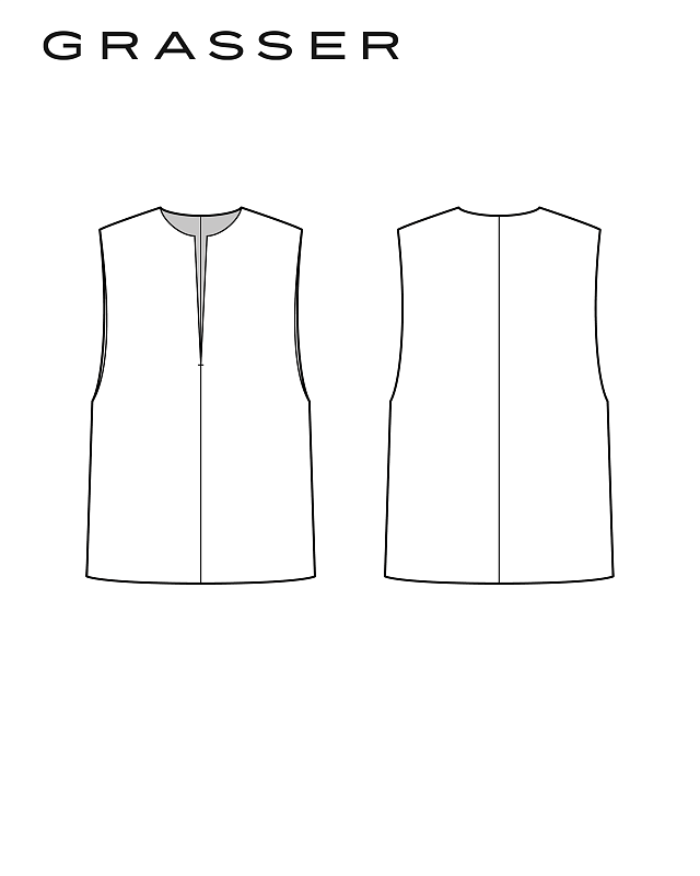 Vest, pattern №1171