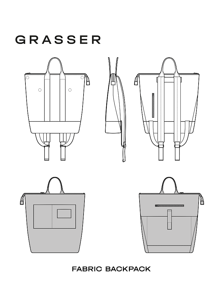 Backpack, pattern №1000