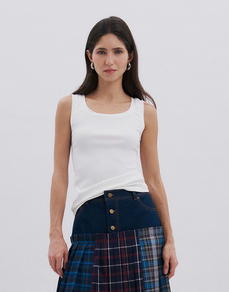 Sleeveless shirt, pattern №991