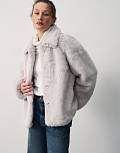 Fur jacket in two options, pattern №1382