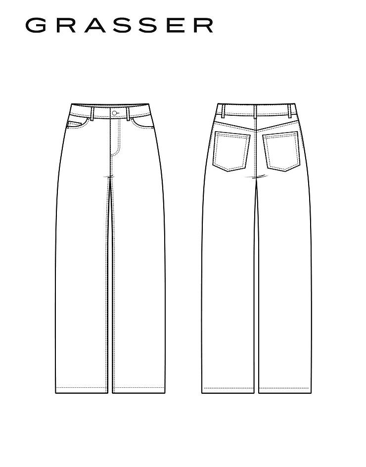 Trousers, pattern №1163