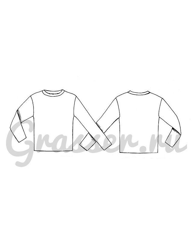 Sweatshirt, pattern №724