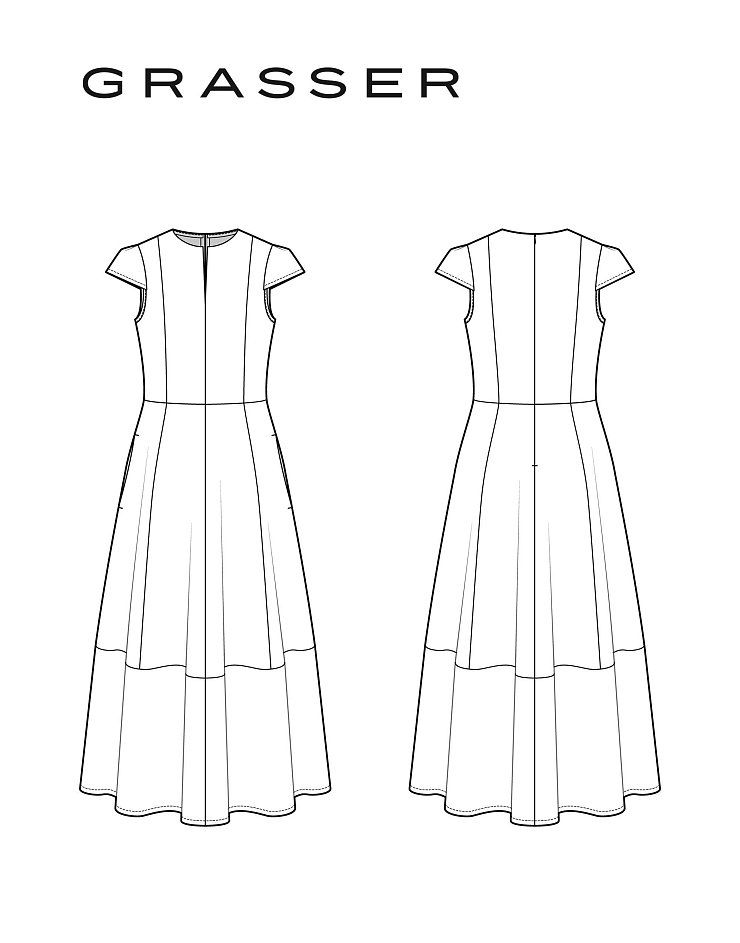 Dress, pattern №1345