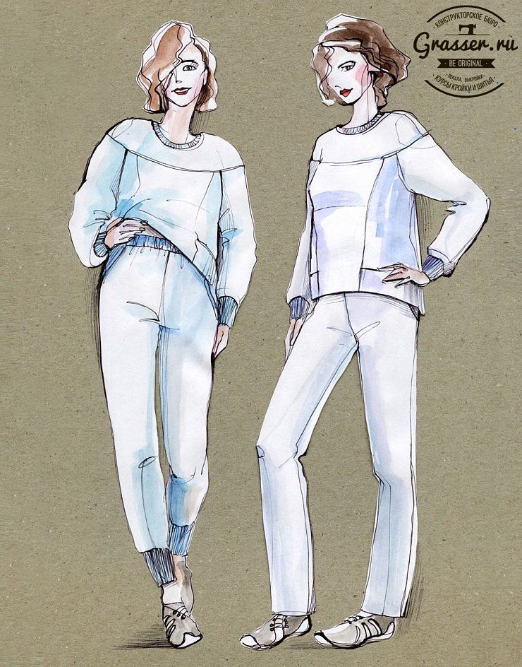 Pull-on pants, pattern №418