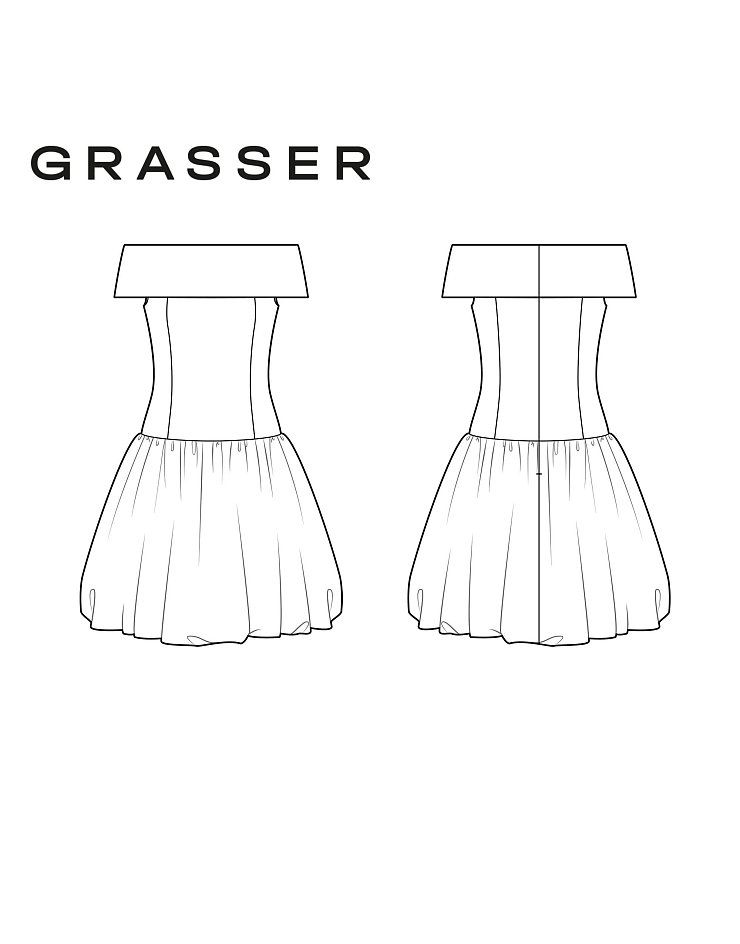 Dress, pattern №1086