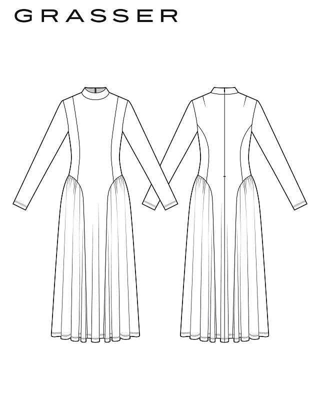 Dress, pattern №1278 Dress, pattern №1278