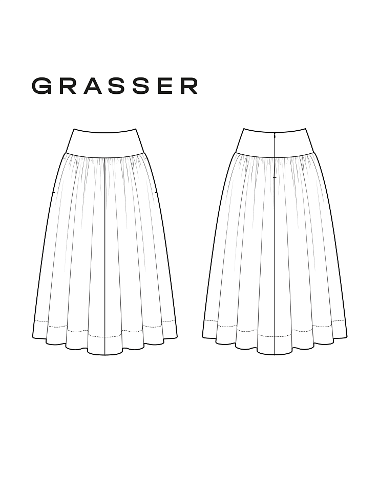Skirt, pattern №1134