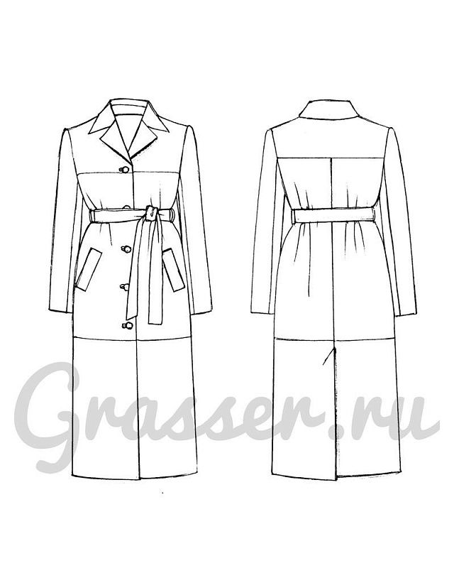 Raincoat, pattern №701