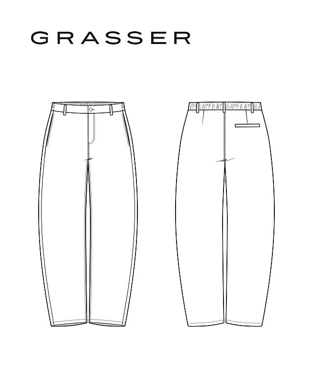 Men's trousers, pattern №1316