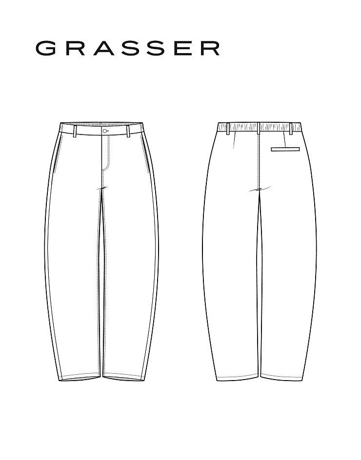 Men's trousers, pattern №1316