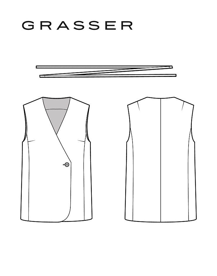 Vest, pattern №1355