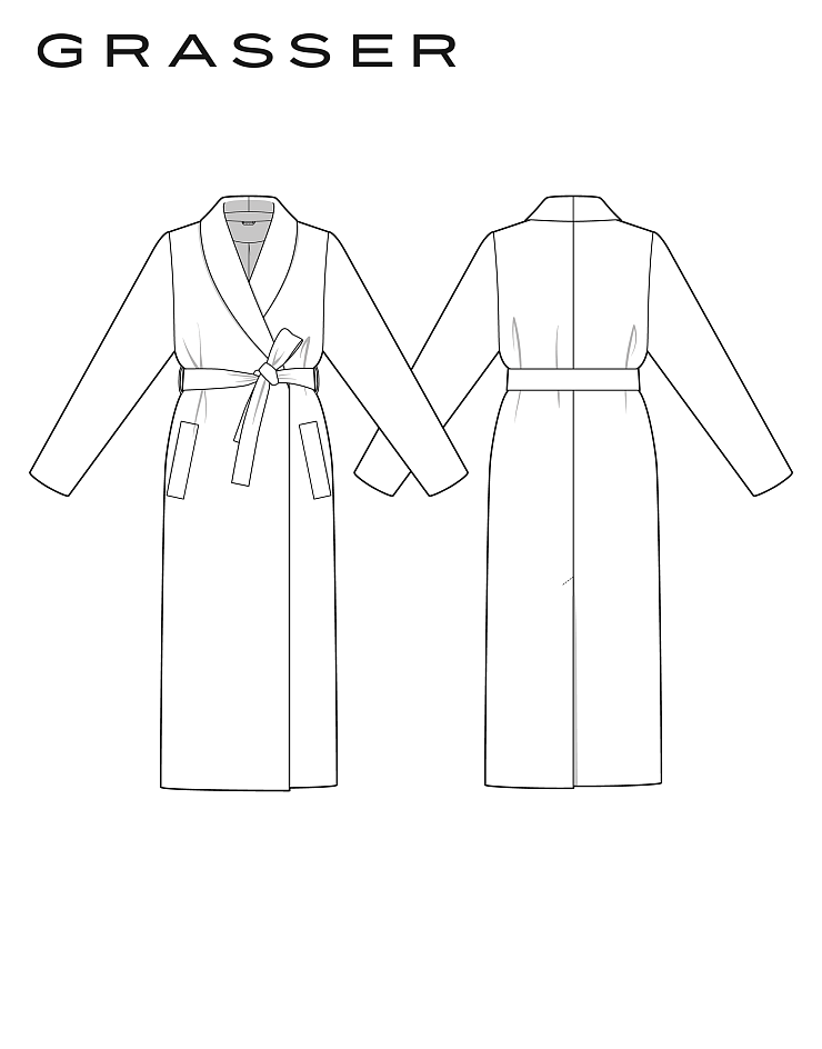 Coat, pattern №1381