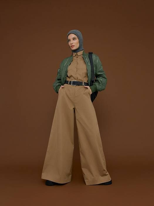 Trousers with two types of pockets, pattern №861