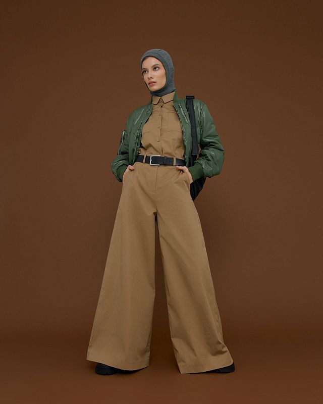 Trousers with two types of pockets, pattern №861