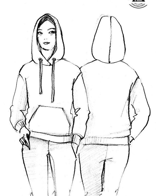 Hoodie, pattern №634