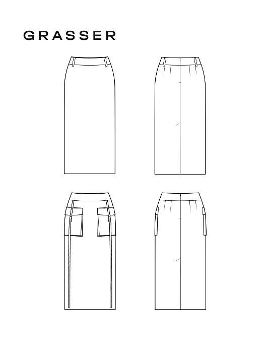 Skirt, pattern №1018