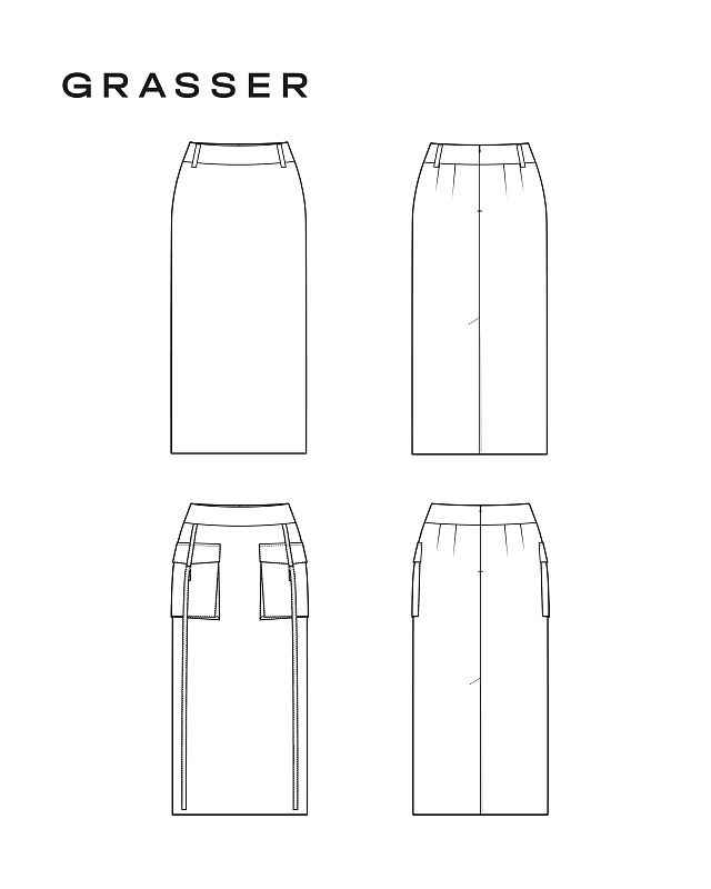 Skirt, pattern №1018