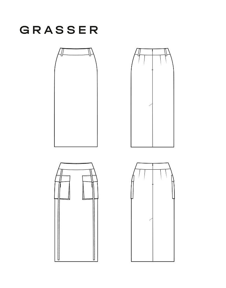 Skirt, pattern №1018