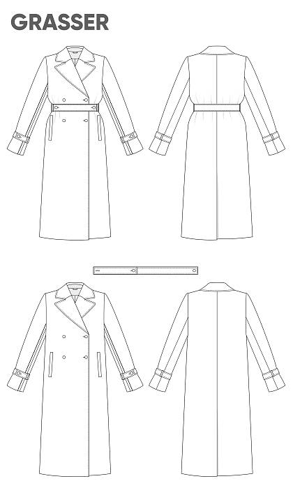 Coat, pattern №902