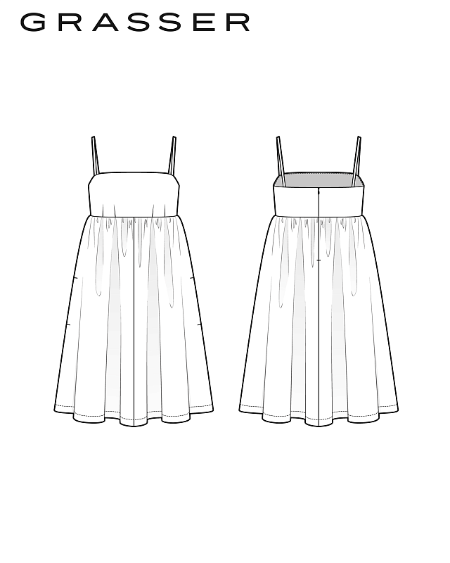 Sundress in two lengths, pattern №1254 Sundress in two lengths, pattern №1254