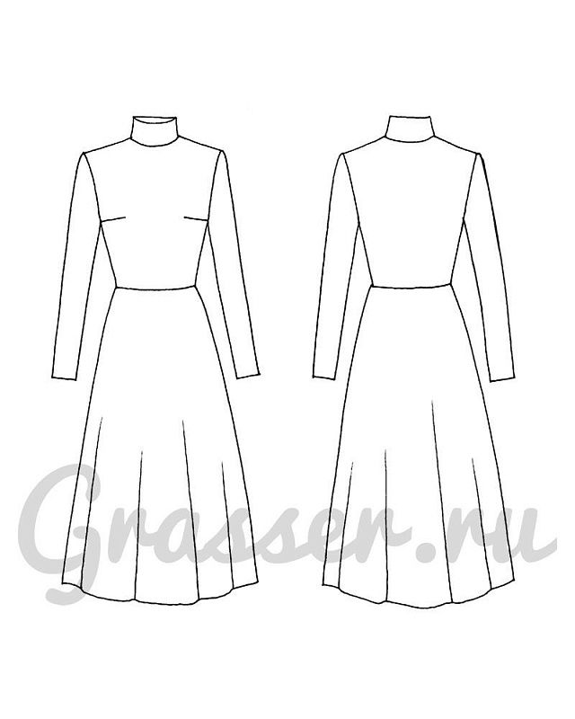 Dress, pattern №737