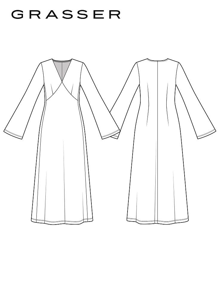 Dress, pattern №1057