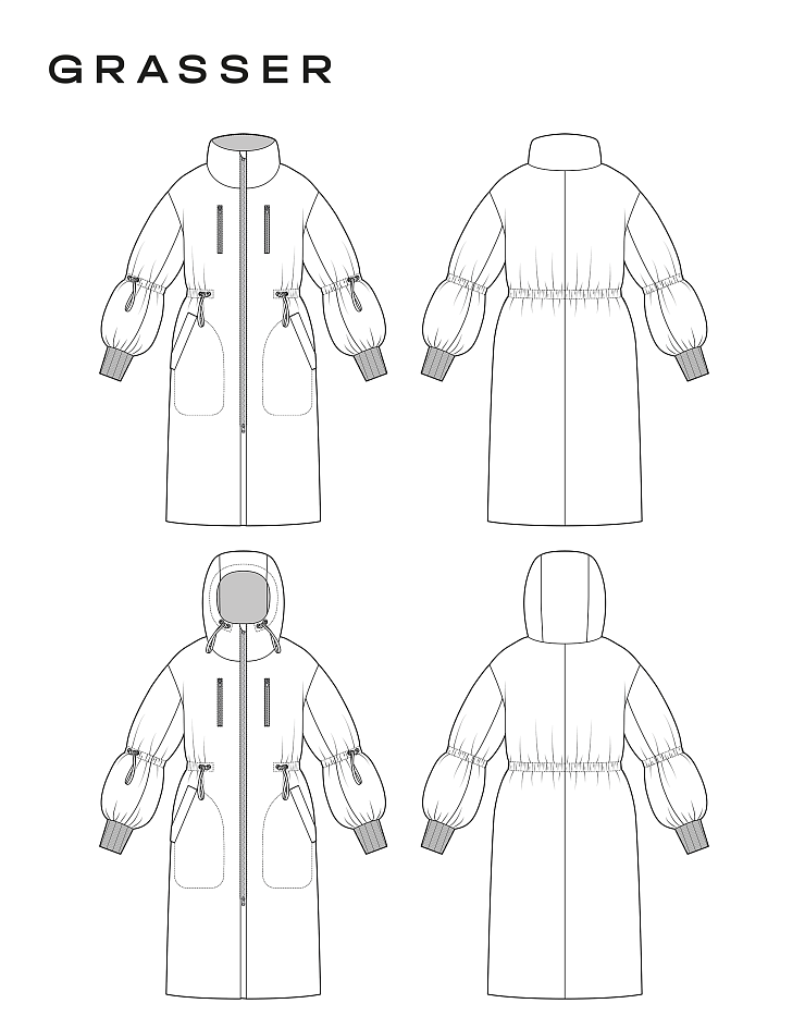 Coat, pattern №967